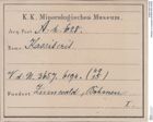Etiketten zu Kassiterit (NHMW-MIN-Ah628)